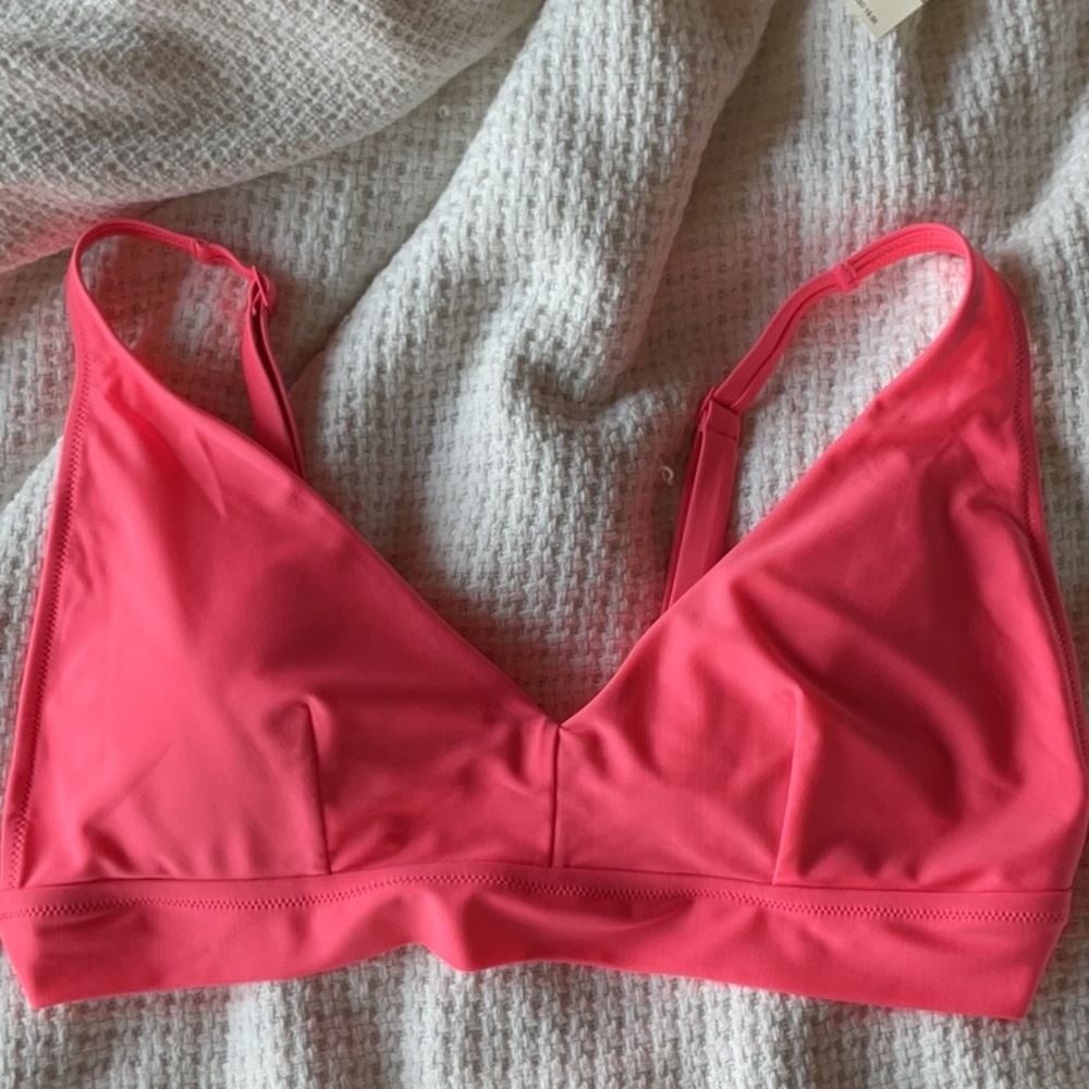 nwt pink aerie adjustable Swim Top